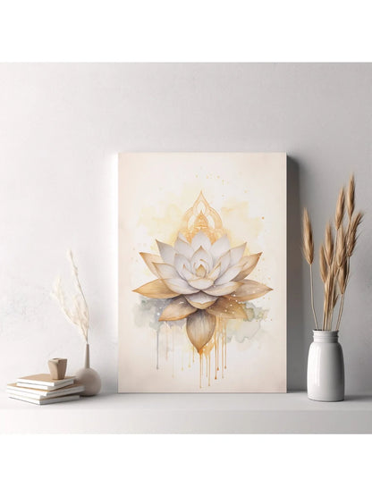 Nordic Tree of Life & Buddha Wall Art – Modern Spiritual Canvas Prints with Lotus, Tai Chi & Yoga Design for Living Room Décor