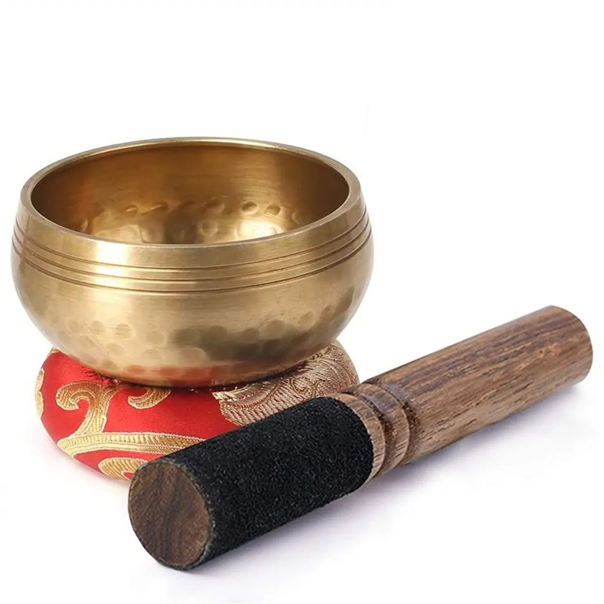 Handmade Tibetan Singing Bowl set – Nepalese Copper Sound Bowl for Meditation, Yoga & Sound Therapy